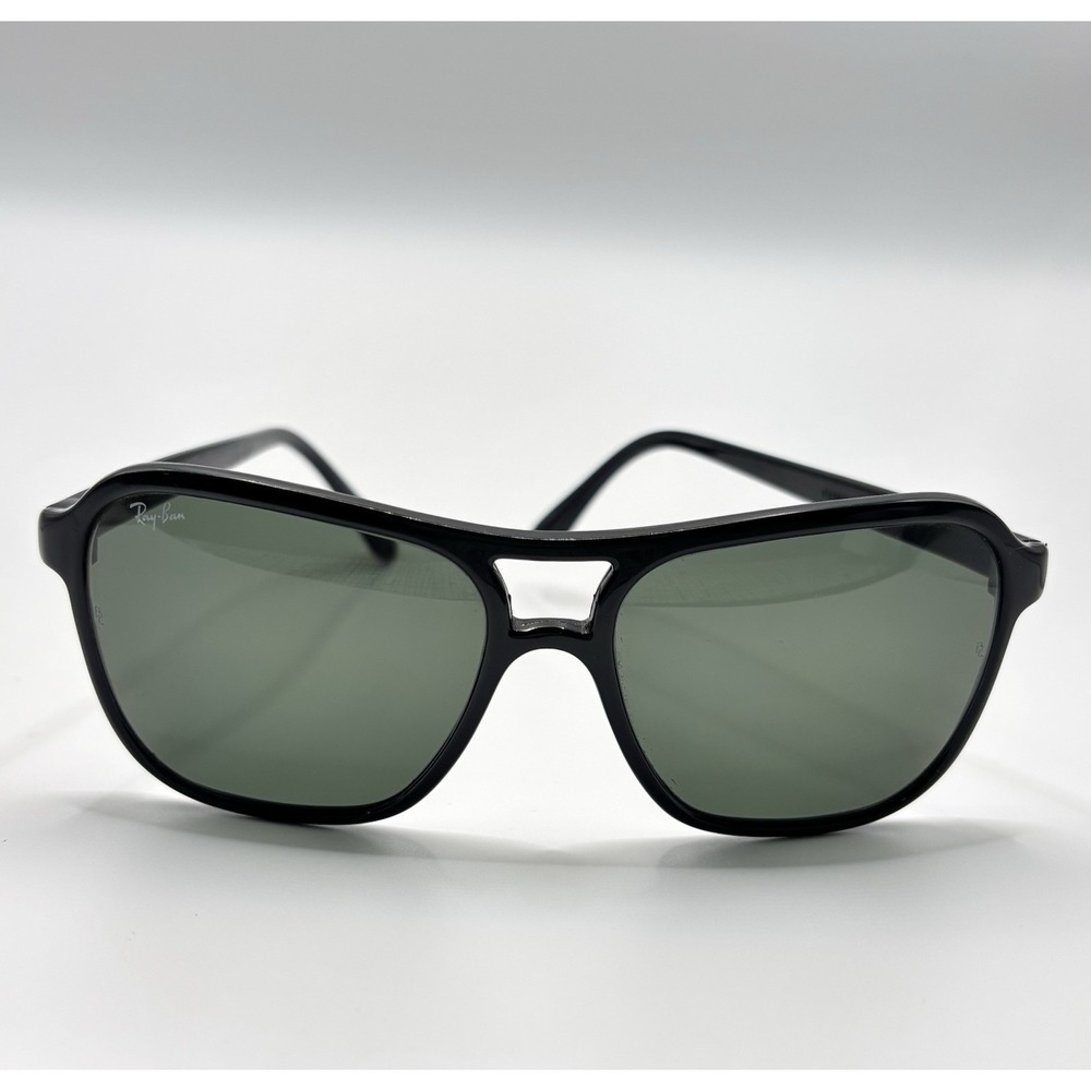 Vintage Aviator Ray Ban Sunglasses Bausch & Lomb Double Bridge Black France